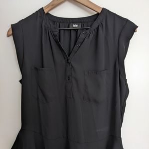 Black Mossimo Blouse Top size M